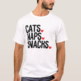 Katter Naps Snacks - Kattlott T Shirt