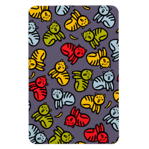 Katter och bananer magnet