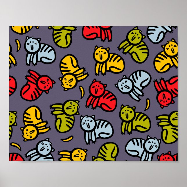 Katter och bananer poster (Framsidan)