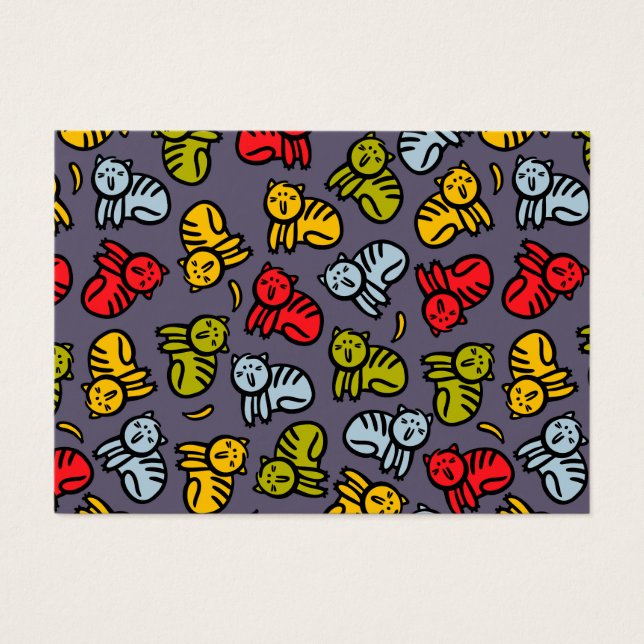 Katter och bananer visitkort (Framsidan)