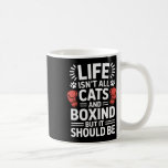 Katter och boxing kaffemugg<br><div class="desc">Katter och boxing</div>