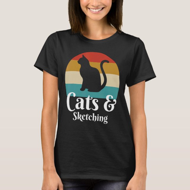 Katter och fjällkomedi t shirt (Framsida)