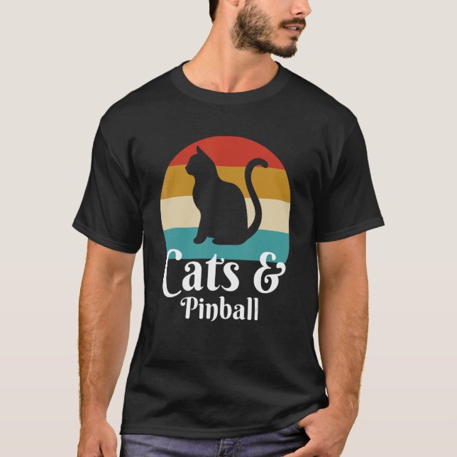 Katter Och Flipper T Shirt (Framsida)