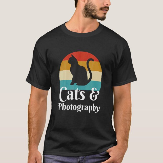 Katter Och Fotografi T Shirt (Framsida)
