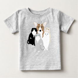 Katter och Hund T Shirt