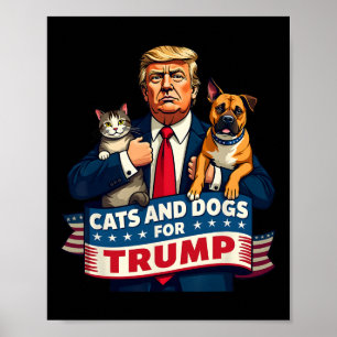 Katter och Hundar för trummor 2024 kattungar och H Poster