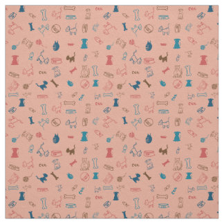 Katter och Hundar och Leksak de Kärlek Tyg