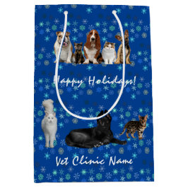 Katter och Hundar veterinär i blått