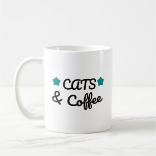 Katter och Kaffe – Söt Kattälskare Kaffe Kaffemugg