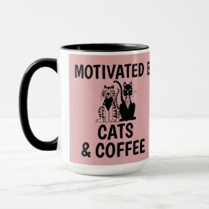 KATTER OCH KAFFEFUNNY HUMOR CAT KAFFE KOPPAR