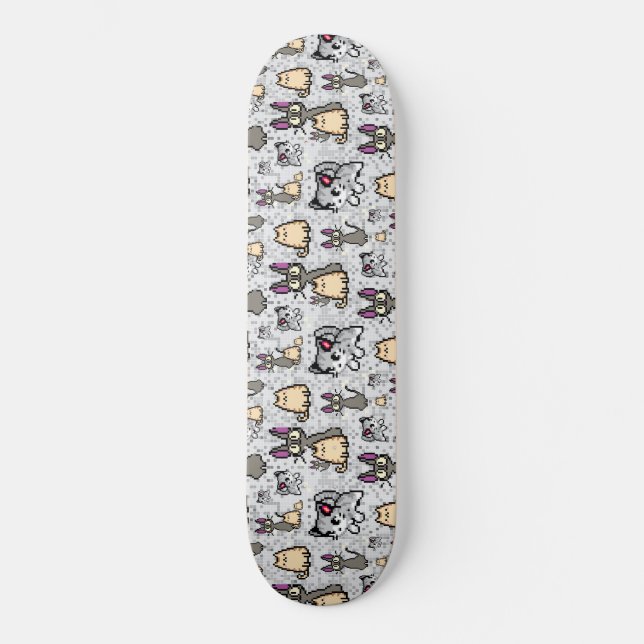 Katter och Katter 2 Mini Skateboard Bräda 18,5 Cm (Framsida)