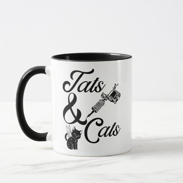 Katter och katter mugg (Vänster)