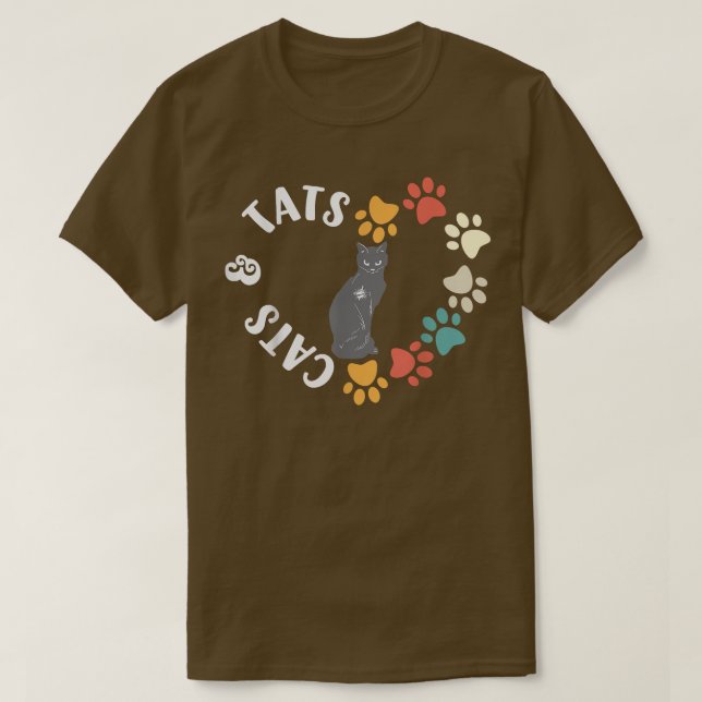 Katter och katter  t shirt (Design framsida)