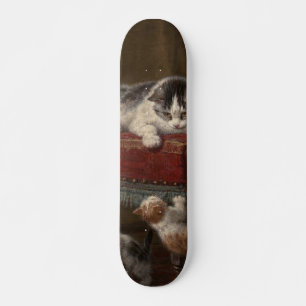 Katter och kattungar mini skateboard bräda 18,5 cm