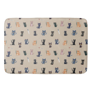 Katter och Knivar Bath Mat Badrumsmatta
