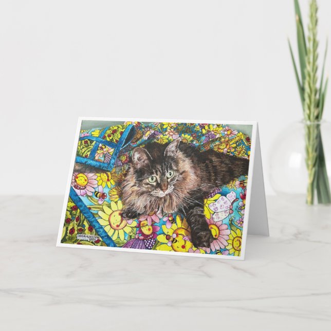 Katter och köksroxi tack kort (Framsida)