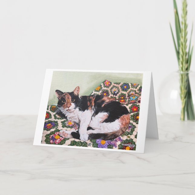 Katter och kvistar-Zoey Tack Kort (Framsida)