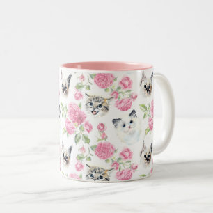 Katter och Ro Två-Tonad Mugg