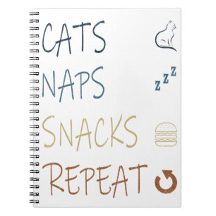 Katter och snäckor De bästa gåvorna för katter-äls Anteckningsbok