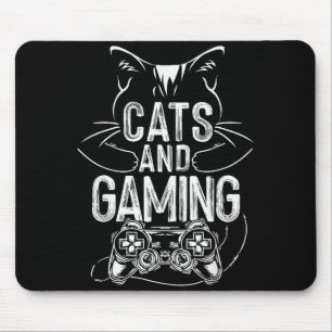 Katter Och Spel Roligt För Spelare, Kattälskare, K Musmatta