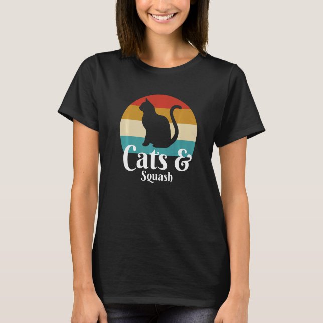 Katter Och Squash T Shirt (Framsida)