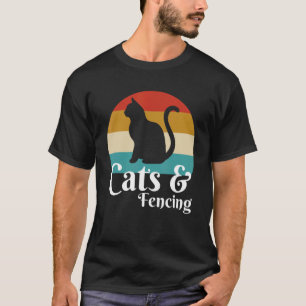 Katter Och Staket T Shirt