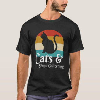Katter och stensamlande t shirt