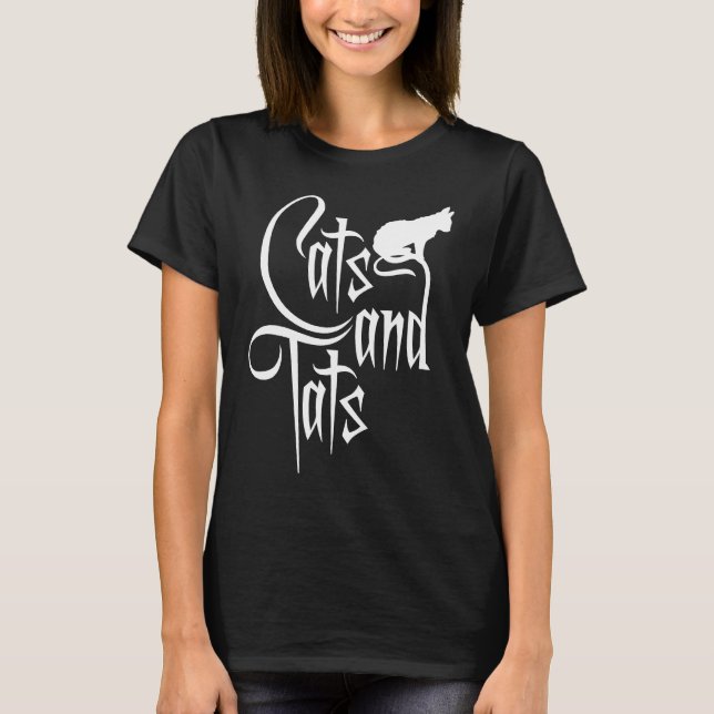 Katter och Tats  1 T Shirt (Framsida)