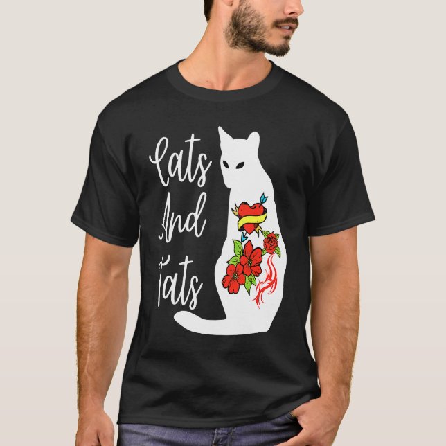 Katter och Tats 3 T Shirt (Framsida)