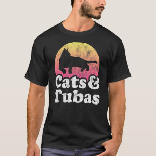 Katter och tuber, Manar eller kvinnokatt och tejon T Shirt