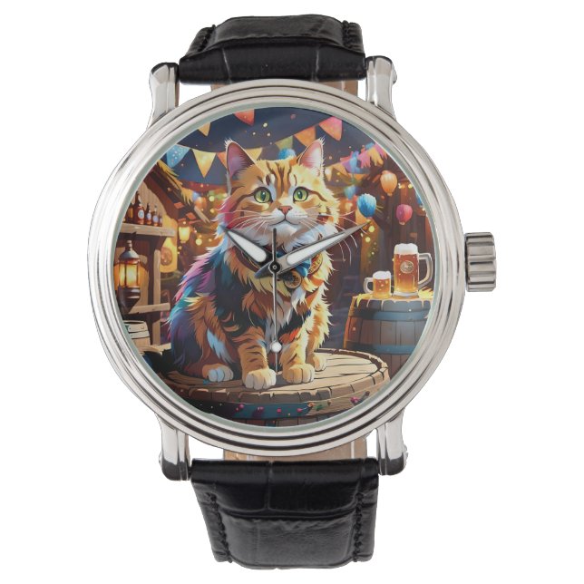 Katter, Oktoberfest Armbandsur (Framsida)