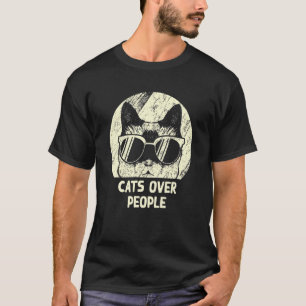 Katter över människor Introvert katt Antisocial ka T Shirt