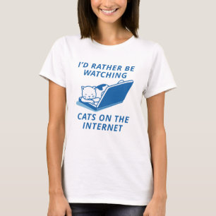 Katter På Internet T Shirt