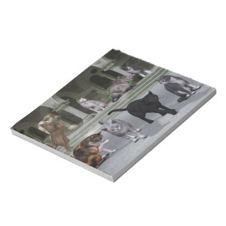 Katter på palatstadiet anteckningsblock