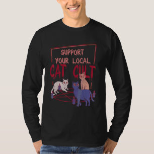 Katter på Pentagram stöder din lokala katt T Shirt