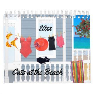 Katter på strandkalendern kalender