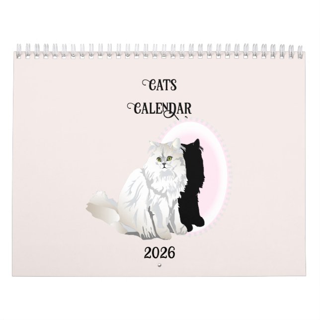 Katter per månadskalender kalender (Omslag)