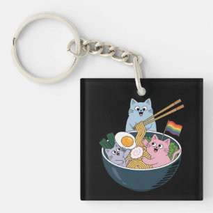 Katter Ramen Regnbåge HBTQ Gay Lesbisk Stolthet Al