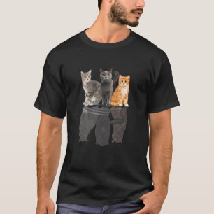 Katter Reflection Spegel Puma Cheetah Tiger Funny T Shirt