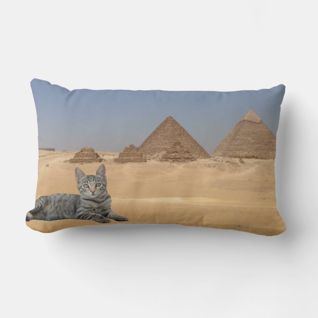 Katter, regel.Dekorativ kudde (Framsida)