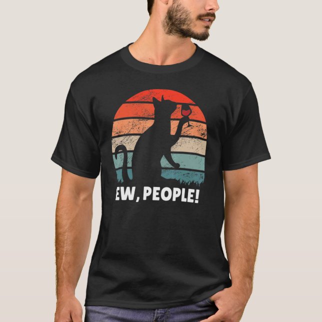 Katter Regerar Han Värld T Shirt (Framsida)