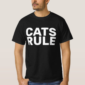 KATTER REGERAR KATT-T-SHIRT T SHIRT