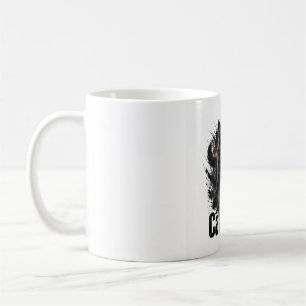 Katter Regerar Svart Katt Kaffe Mugg