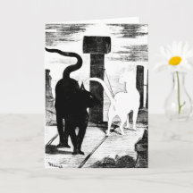 Katter’ Rendezvous - Édouard Manet - Cat Art