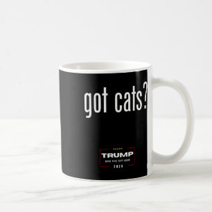Katter som äter hundars katter - Trump gör husdjur Kaffemugg