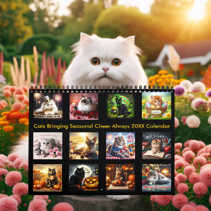 Katter som föder upp Säsong Cheer Alltid 20XX Kalender