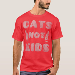 Katter som inte är barn citerar citat från Humor O T Shirt