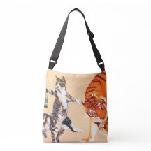 Katter som ska leka-taska