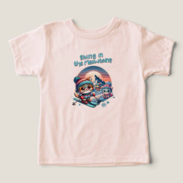 Katter som skidar i Meowtains T Shirt