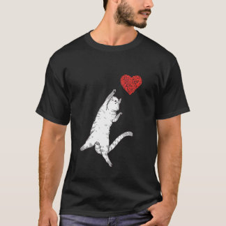 Katter som spelar spel med min hjärna katt katt t shirt